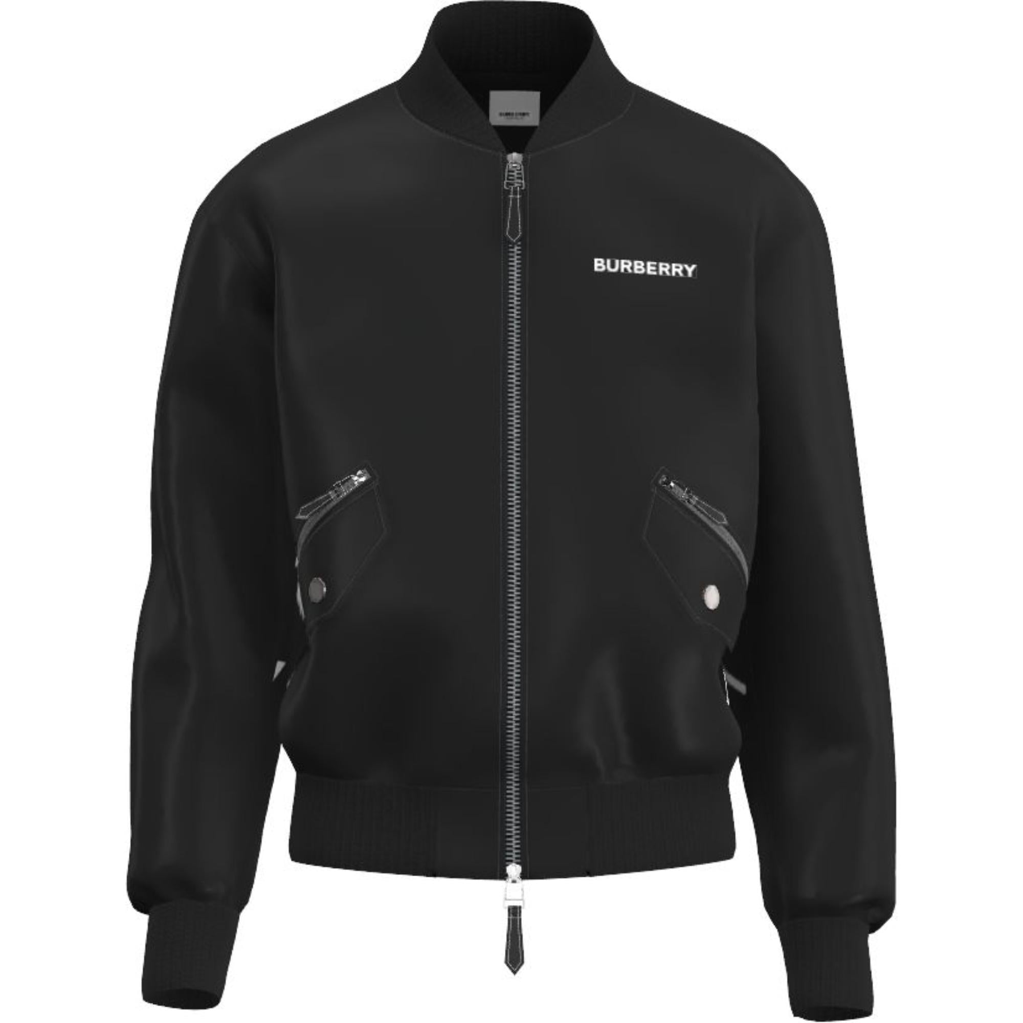 EKD 프린트 코튼 오버사이즈 보머 재킷