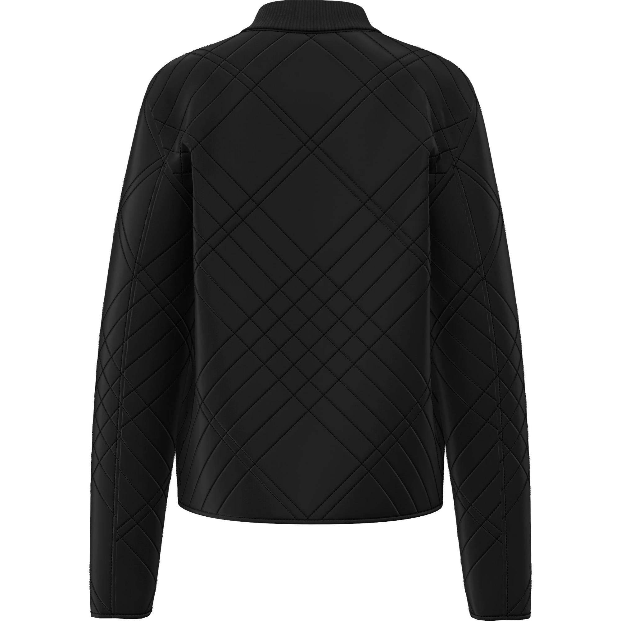 로고 디테일 라이트 퀼팅 재킷