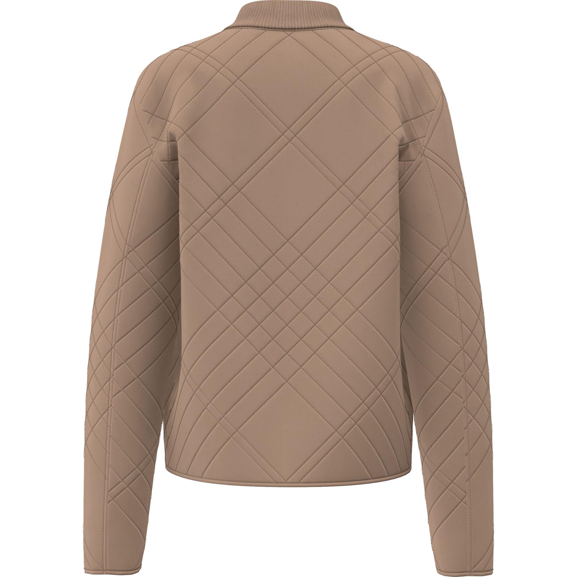 로고 디테일 라이트 퀼팅 재킷