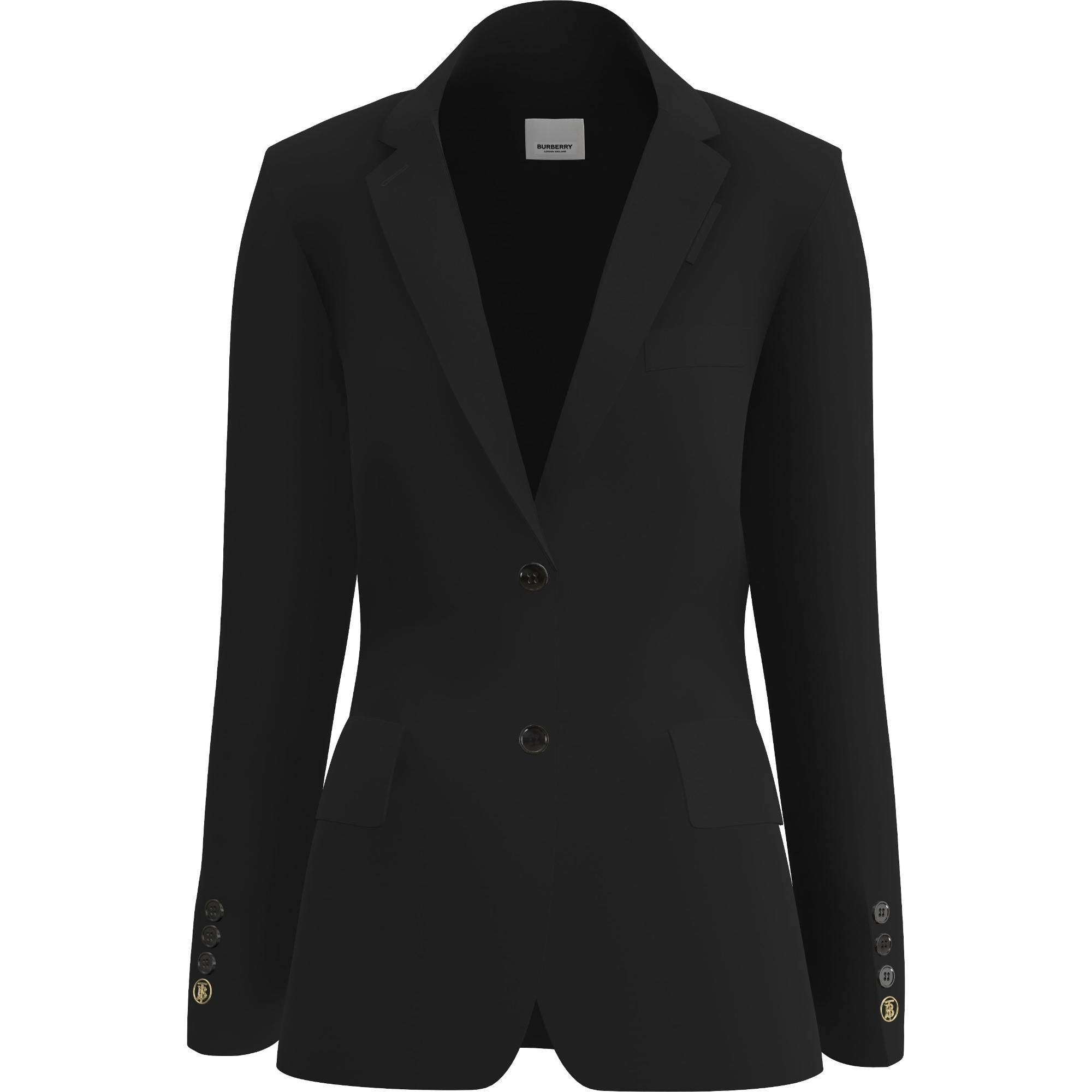 모헤어 울 테일러드 재킷