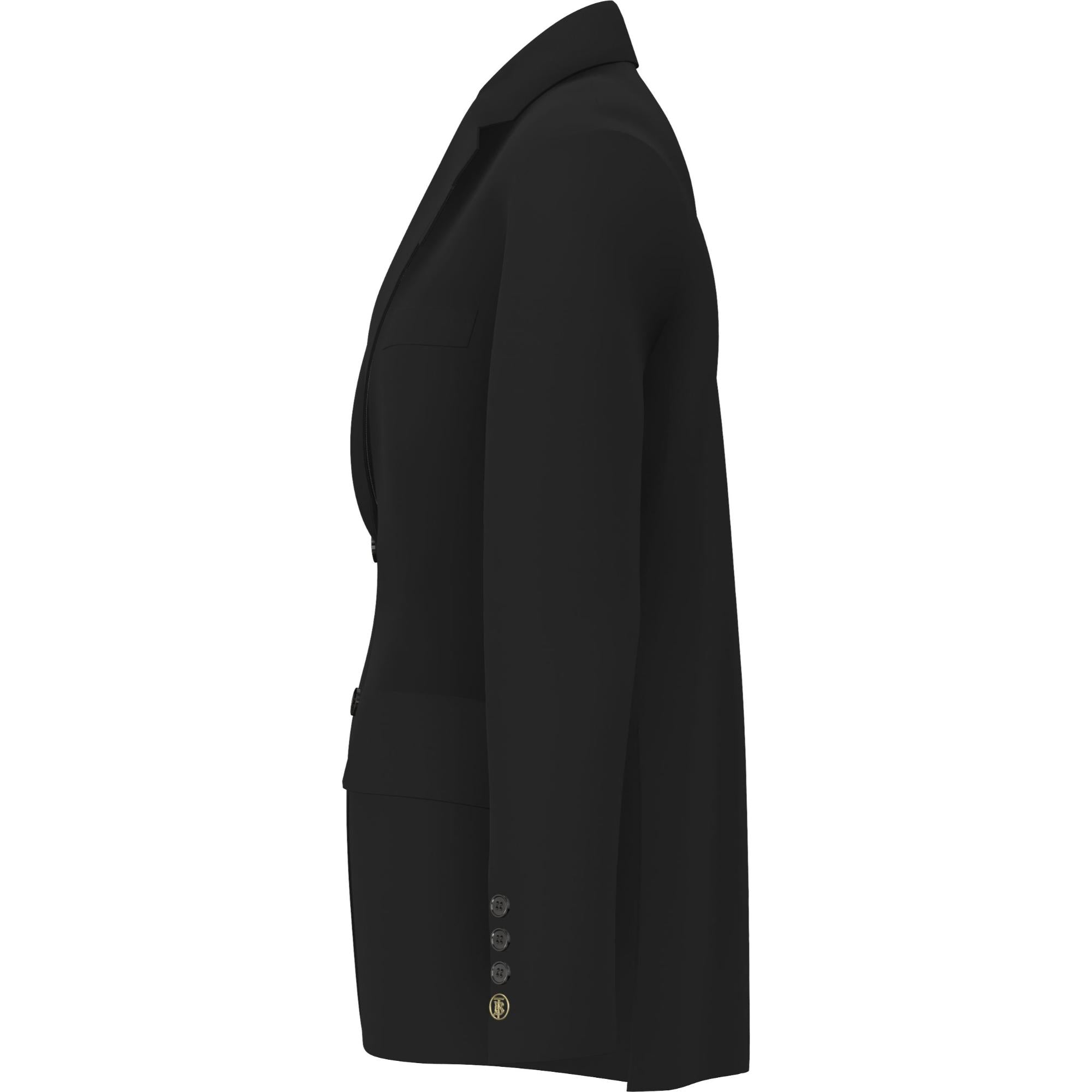 모헤어 울 테일러드 재킷