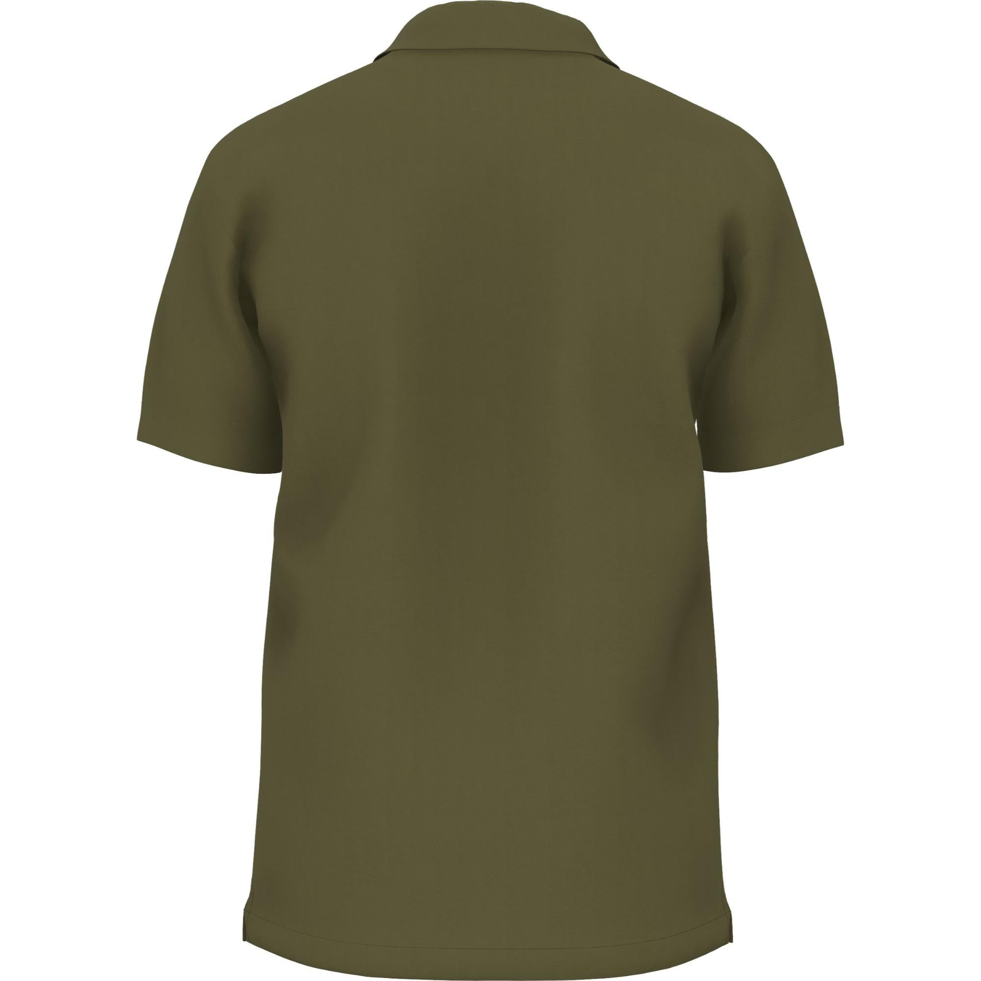 엠브로이더리 오크 리프 크레스트 코튼 피케 폴로셔츠