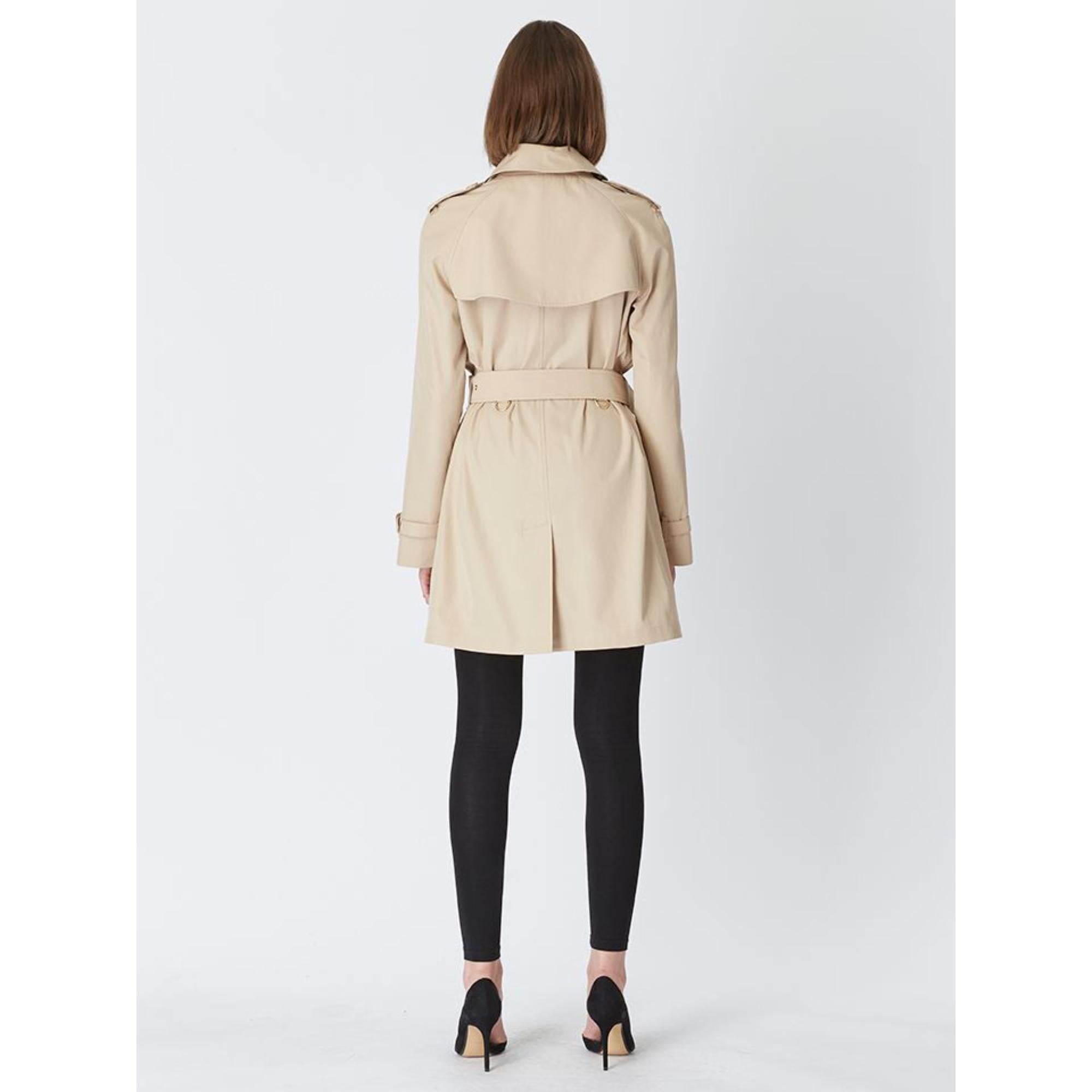 쇼트 라이트 워털루 트렌치코트