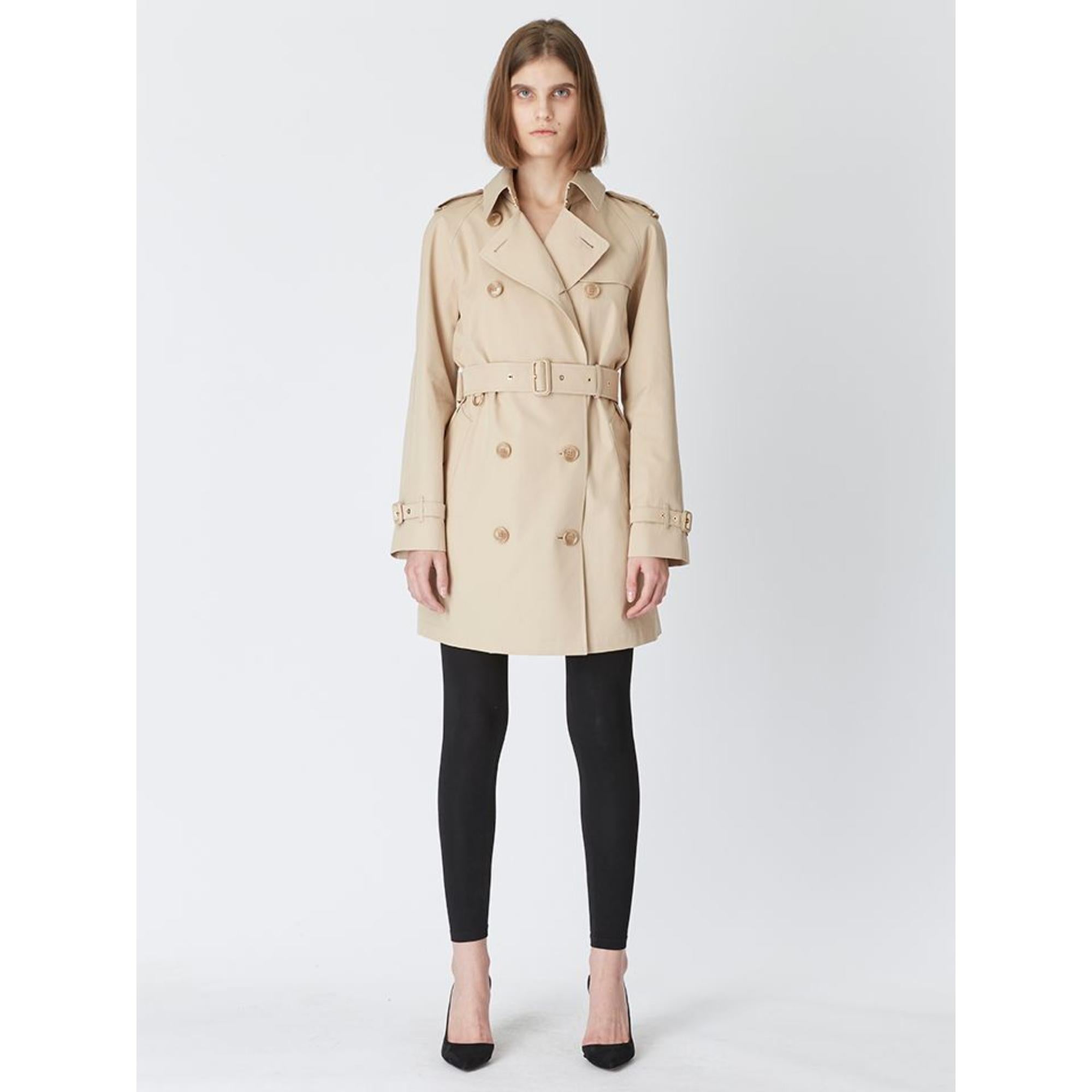 쇼트 라이트 워털루 트렌치코트