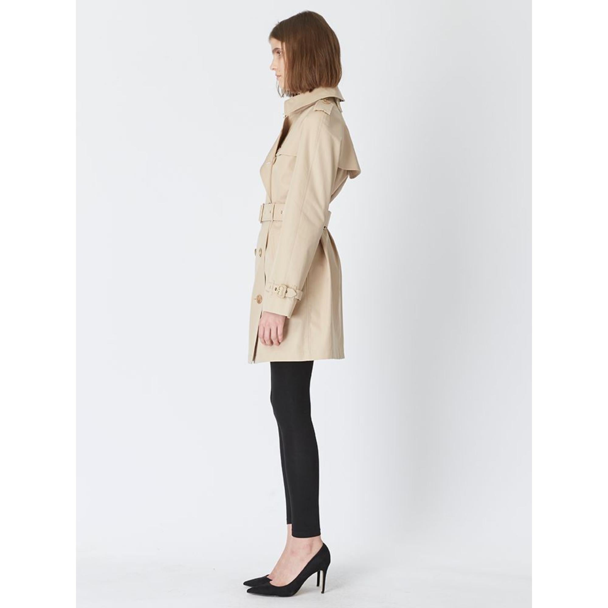 쇼트 라이트 워털루 트렌치코트