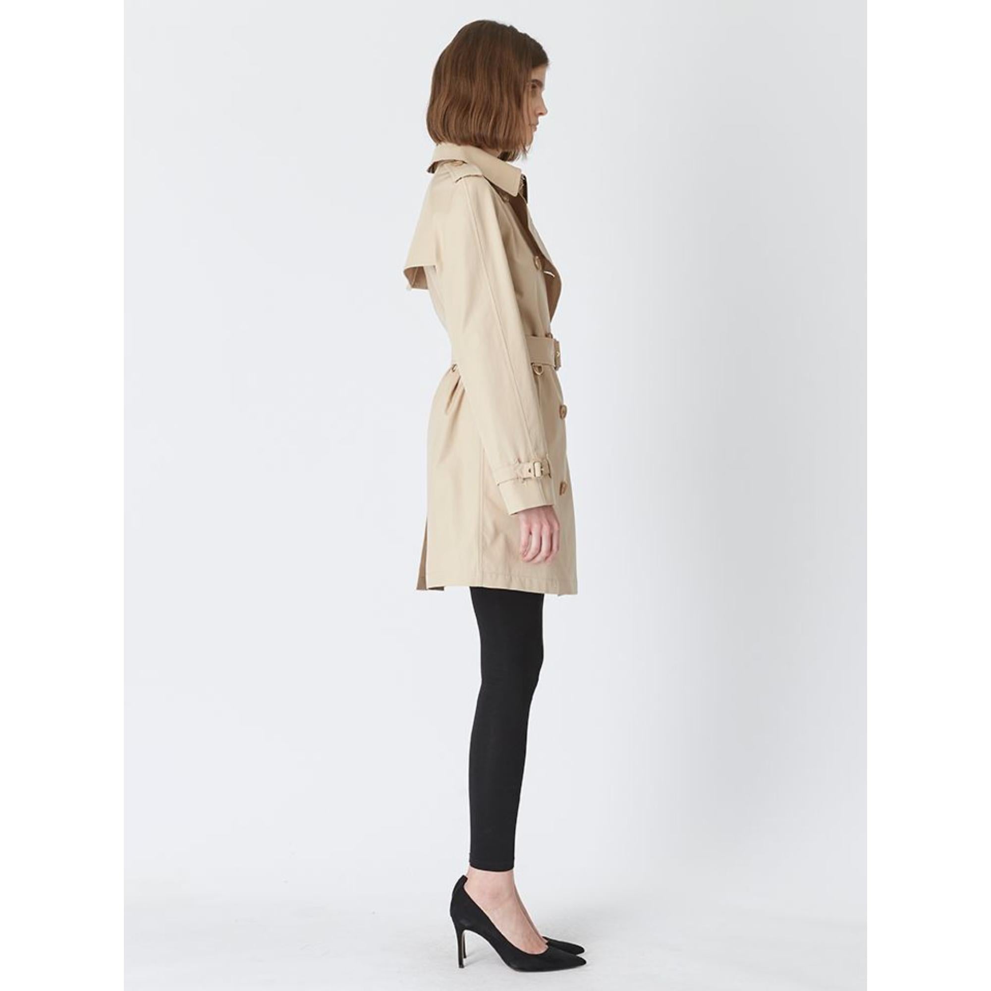 쇼트 라이트 워털루 트렌치코트