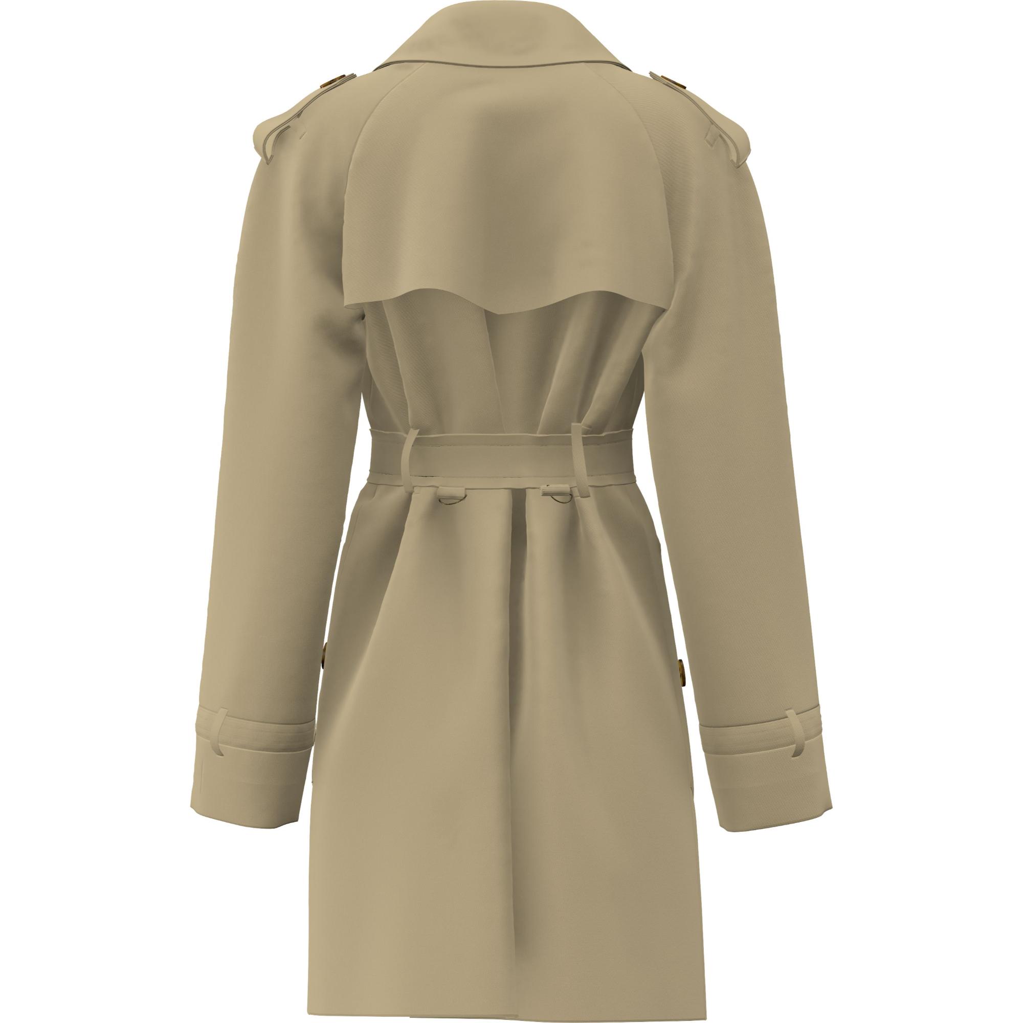 쇼트 라이트 워털루 트렌치코트