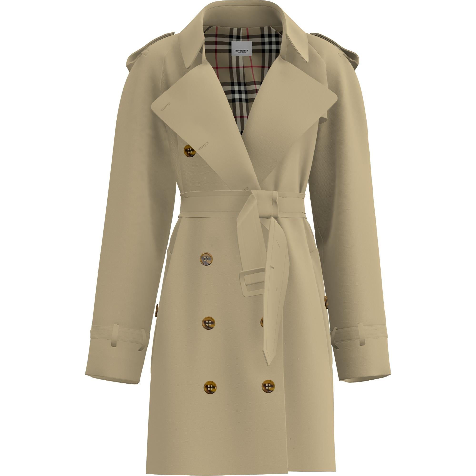 쇼트 라이트 워털루 트렌치코트