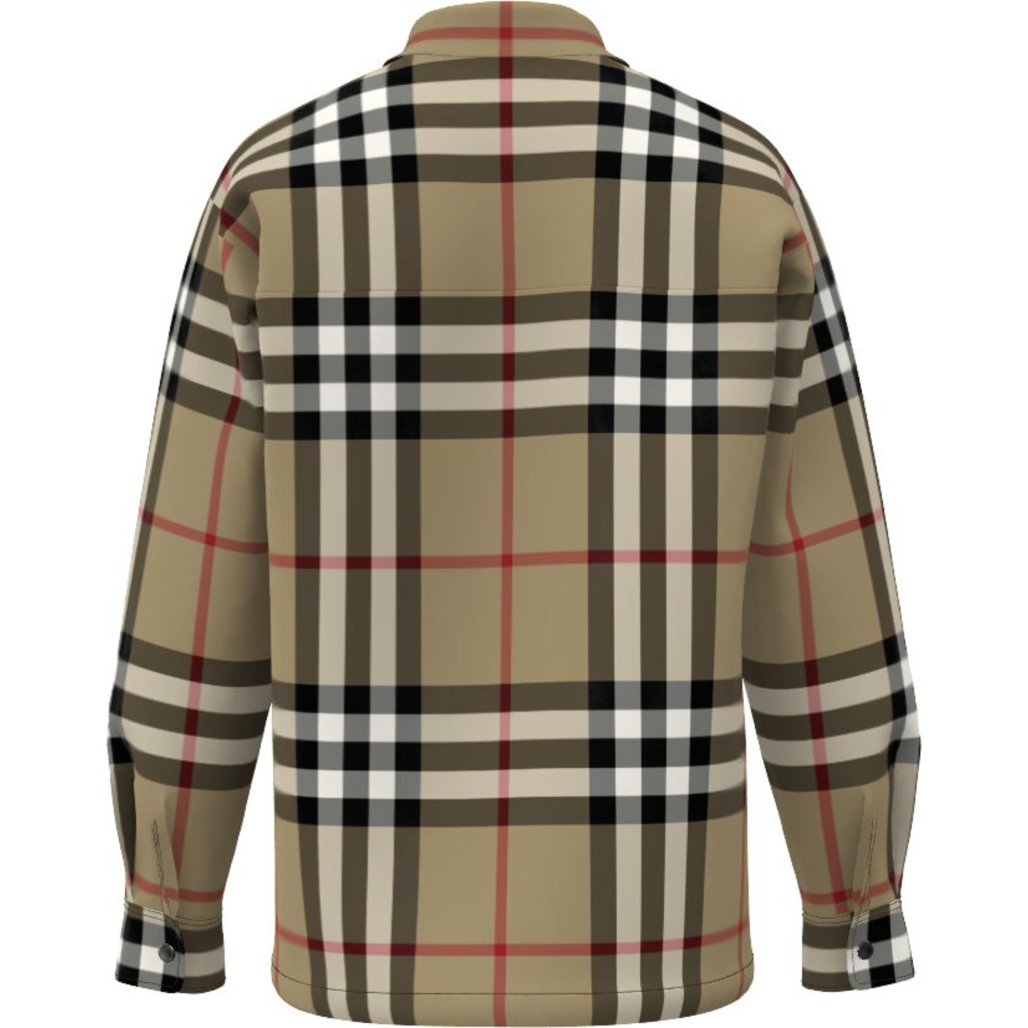 이그재저레이트 체크 코튼 오버사이즈 셔츠