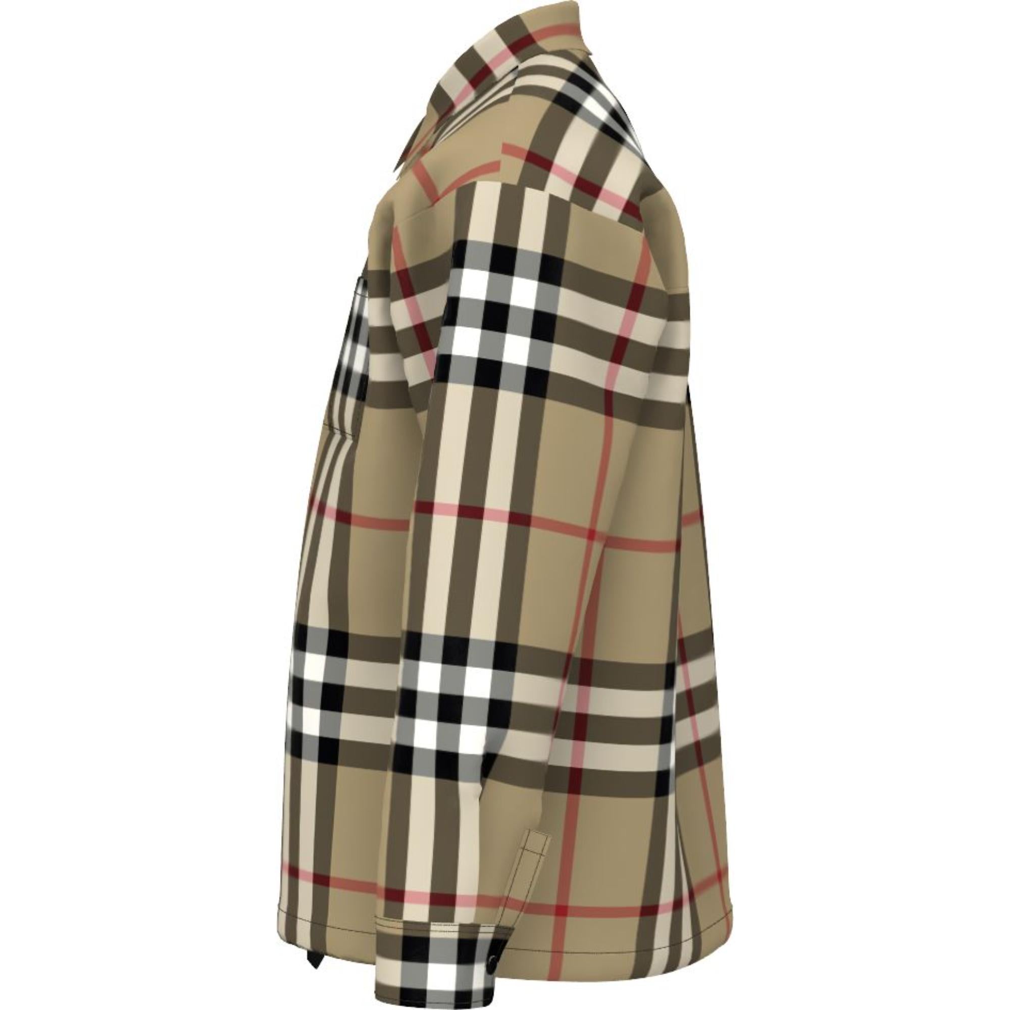 이그재저레이트 체크 코튼 오버사이즈 셔츠